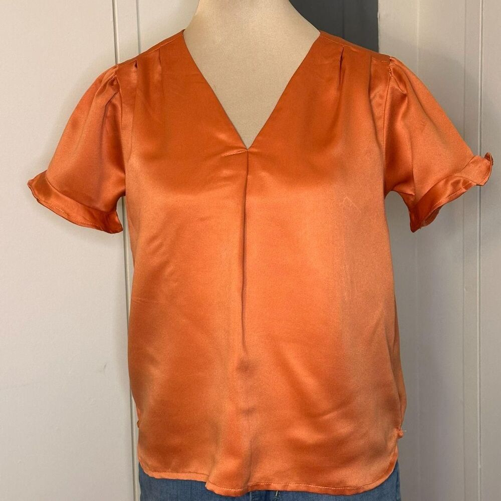 Unbranded Women's Orange Blouse